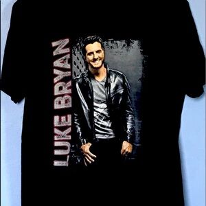 Black Luke Bryan Concert Tee Minor Wear & Tear​​